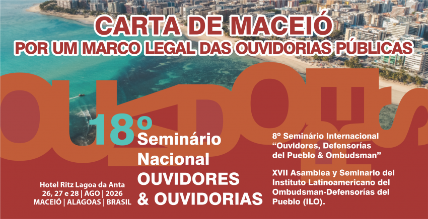 CARTA DE MACEIÓ - POR UM MARCO LEGAL DAS OUVIDORIAS PÚBLICAS